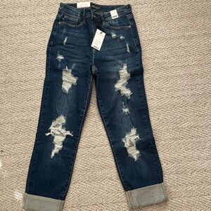 Judy Blue High Waist jeans, Boyfriend fit, 3/26, NWT